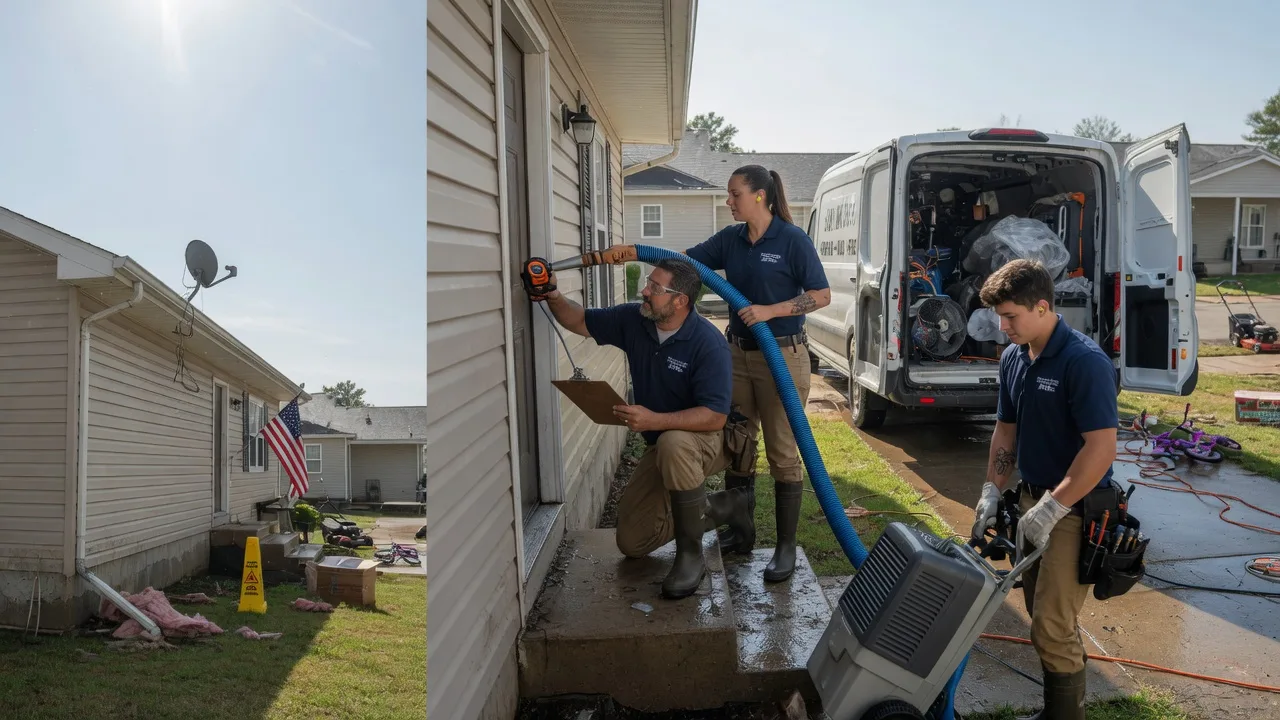 Ceiling Water Damage Restoration in Curtis, AR near me